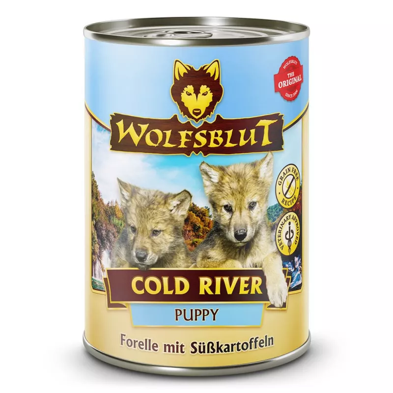 Cold River Puppy - Forelle mit Süßkartoffel 395 g